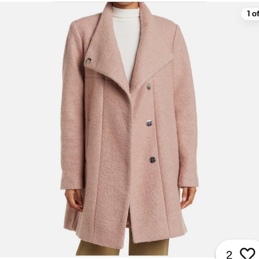 Kenneth Cole Women's Blush Pea Coat